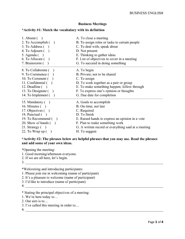 Business English   - Shared on Asem Mansour   10 March 2018, Saturday.