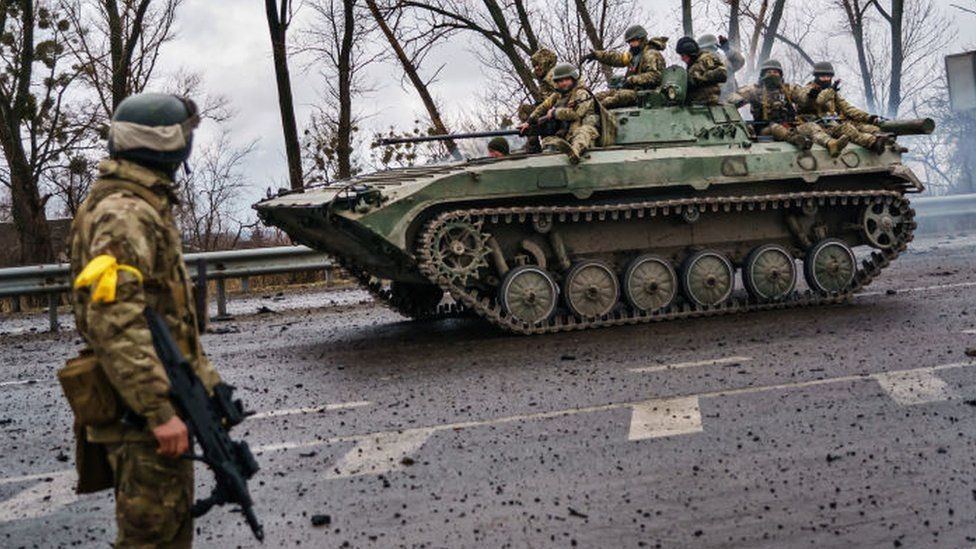 Russian advances across Ukraine have slowed in recent days amid mounting casualties, but attempts to encircle  - Shared on English With News 16 March 2022, Wednesday.