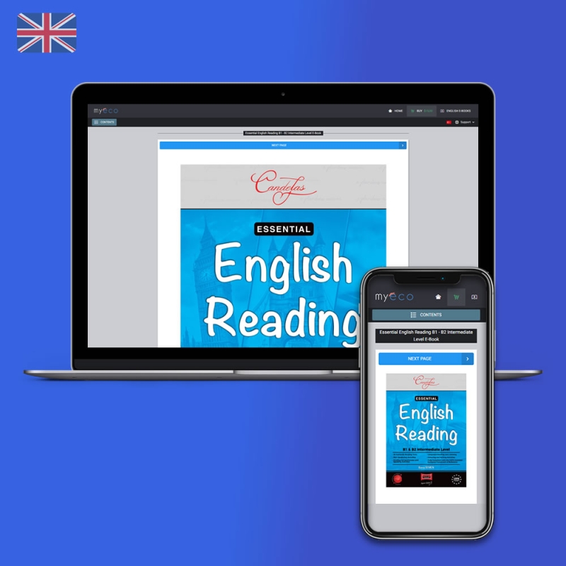 Essential English Reading B1 - B2 Intermediate Level E-Book