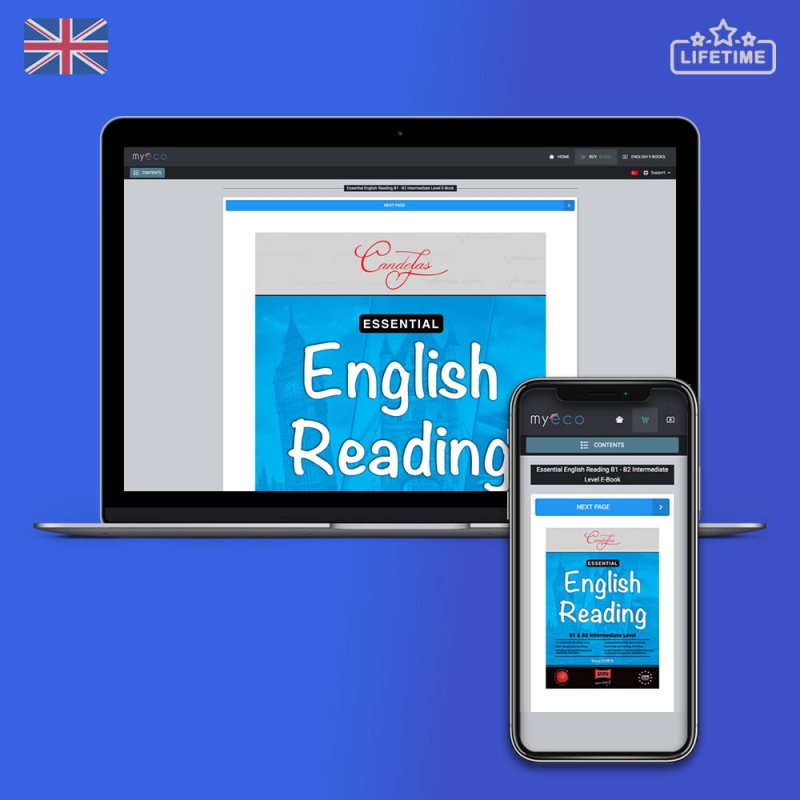Essential English Reading B1 - B2 Intermediate Level E-Book