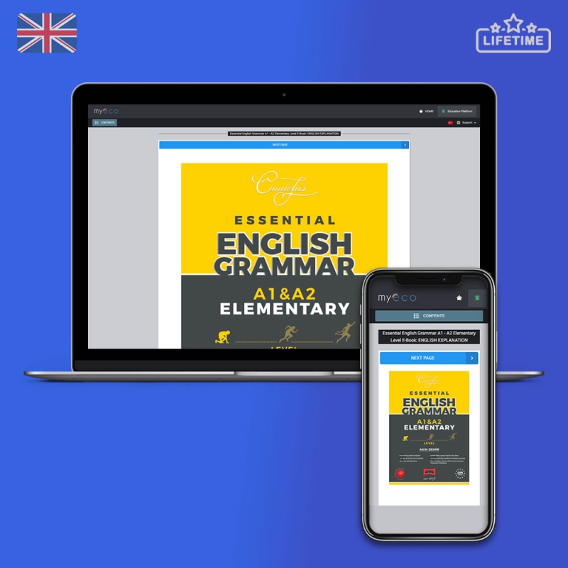 Essential English Grammar A1 - A2 Elementary Level E-Book: ENGLISH EXPLANATION